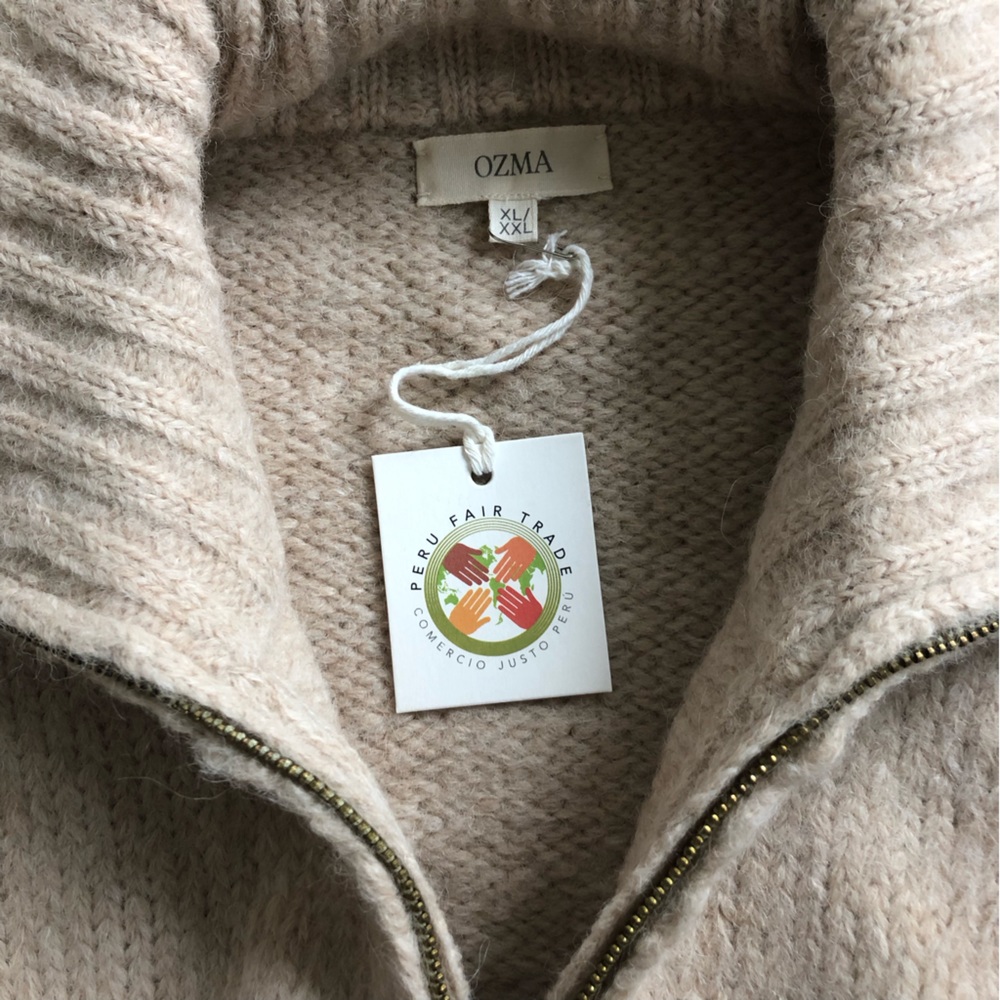 OZMA of California Finley Zip Sweater - Picture 3 of 6
